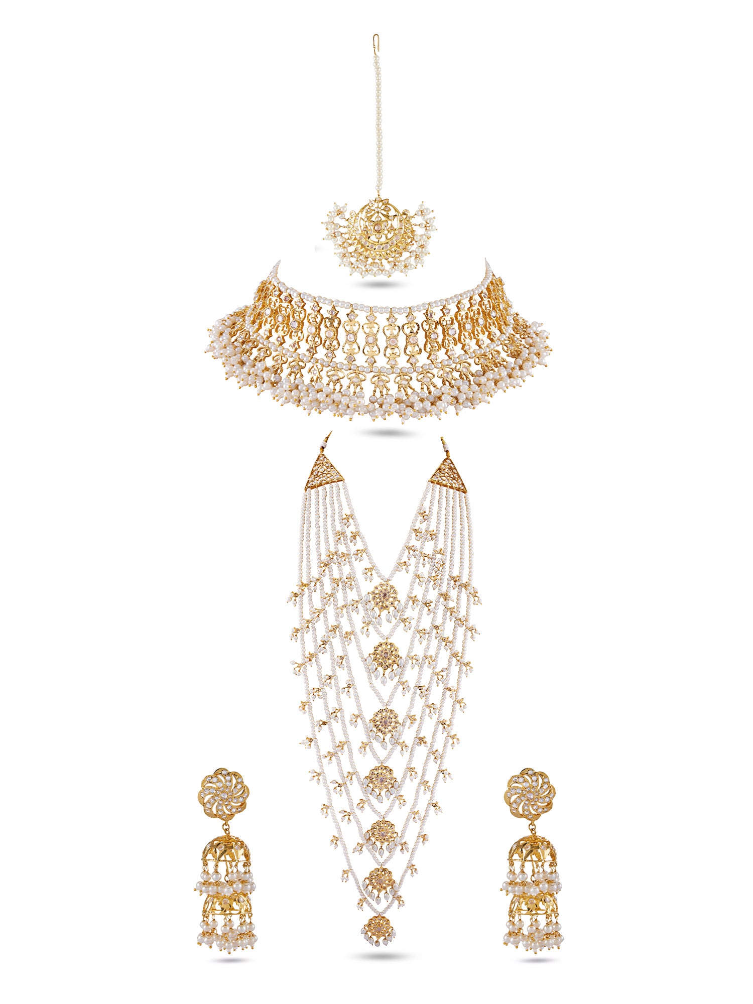 GULMIRA BRIDAL LAYERED NECKLACE SET