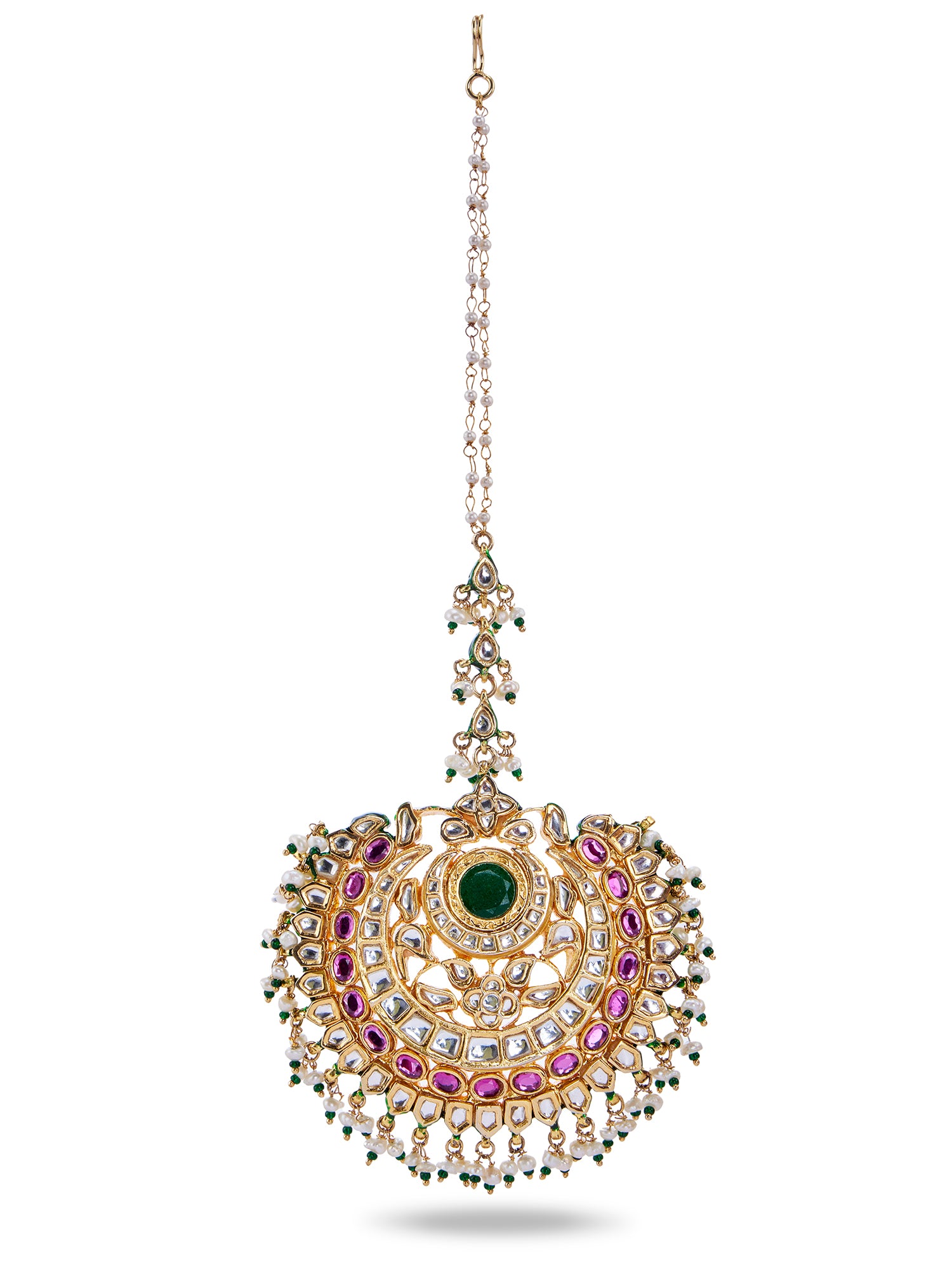AADAB SEMI PRECIOUS MANGTIKKA