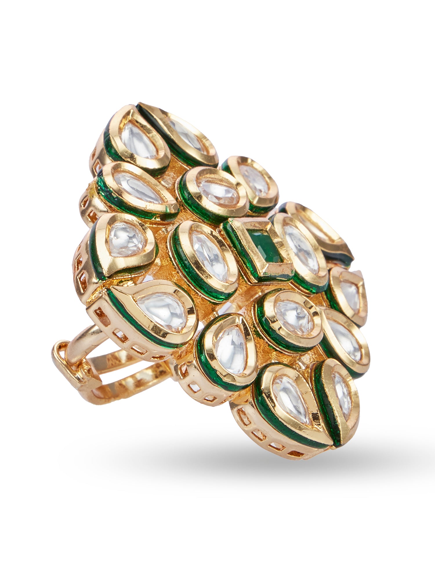 NYRA RING - GREEN