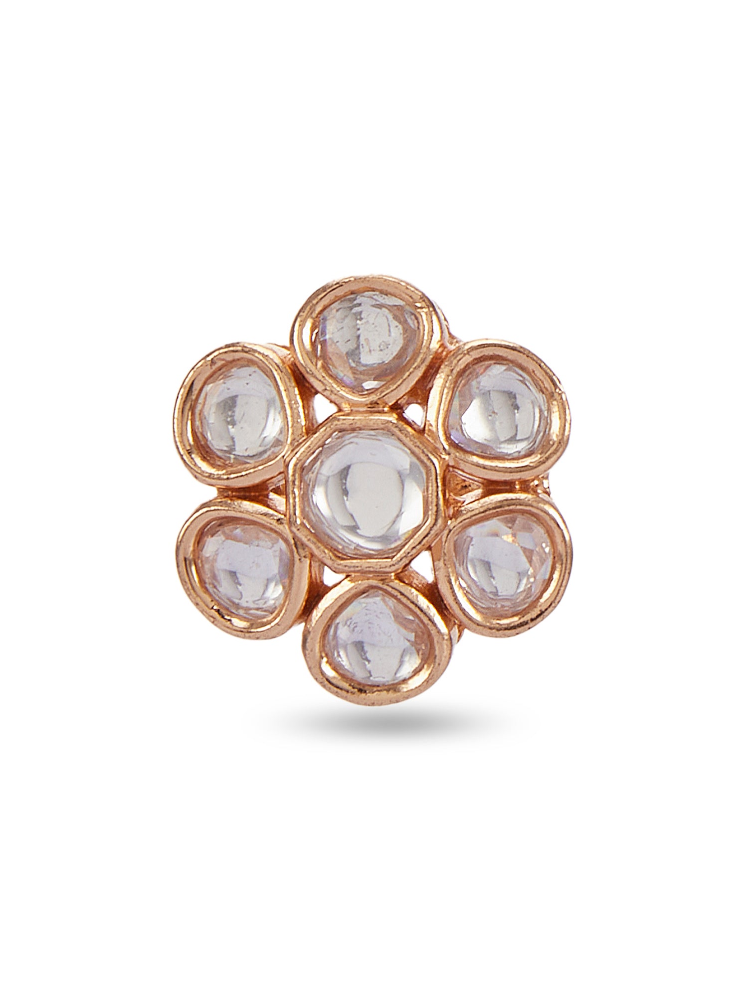 SANAZ STUD EARRINGS - WHITE