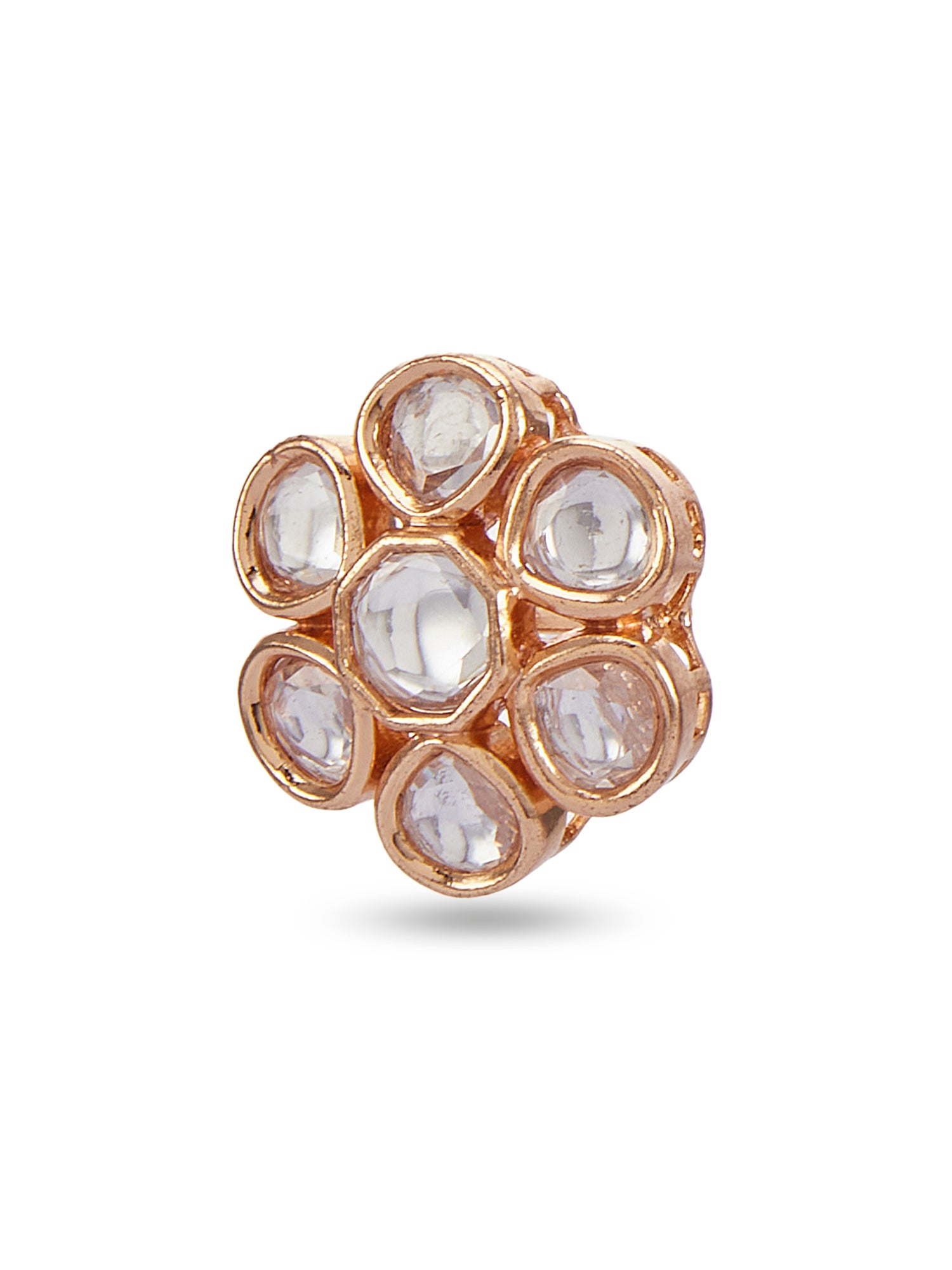 SANAZ STUD EARRINGS - WHITE