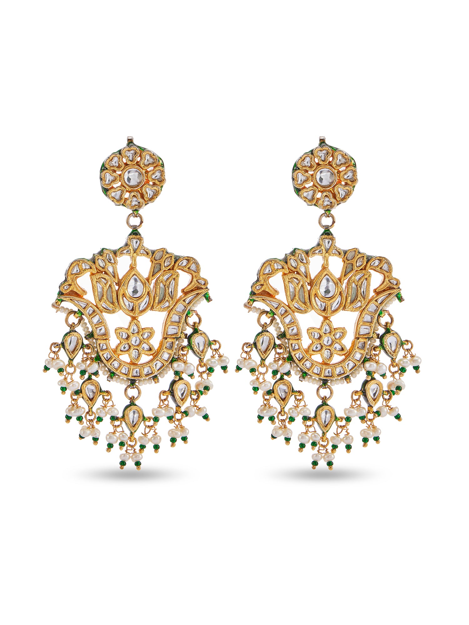 MAHNAZ CHANDELIER EARRINGS