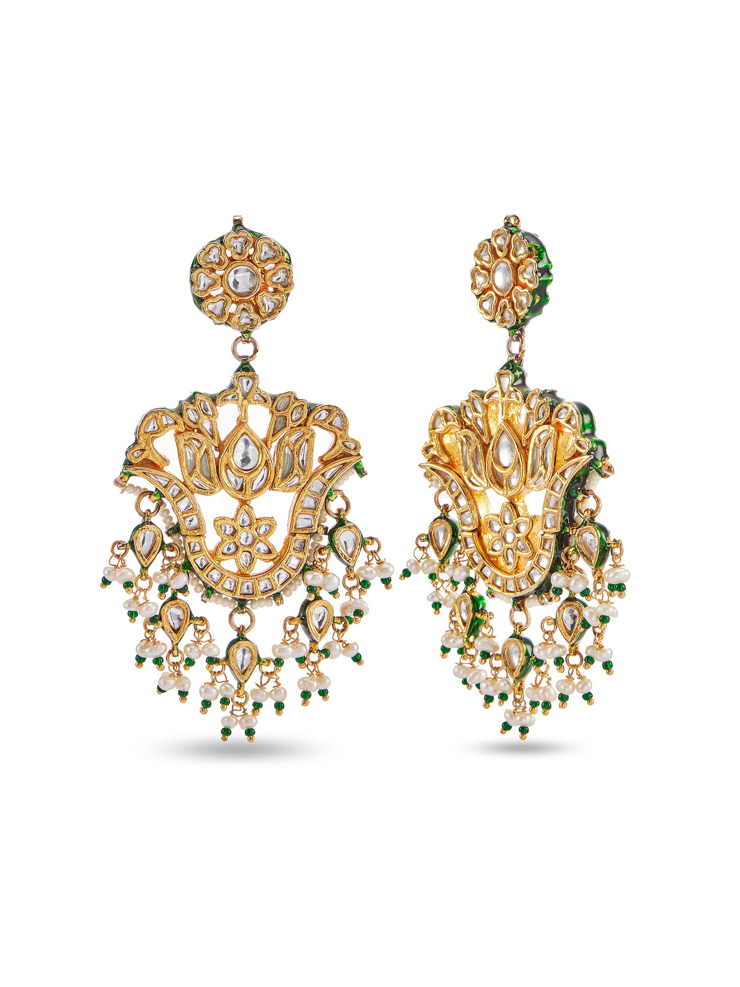 MAHNAZ CHANDELIER EARRINGS
