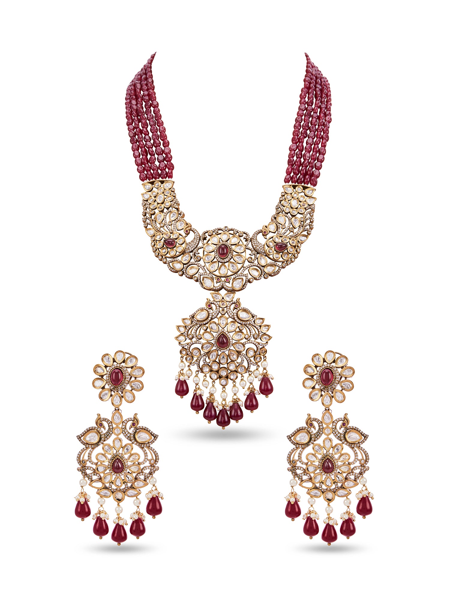 WARDEH LONG NECKLACE SET