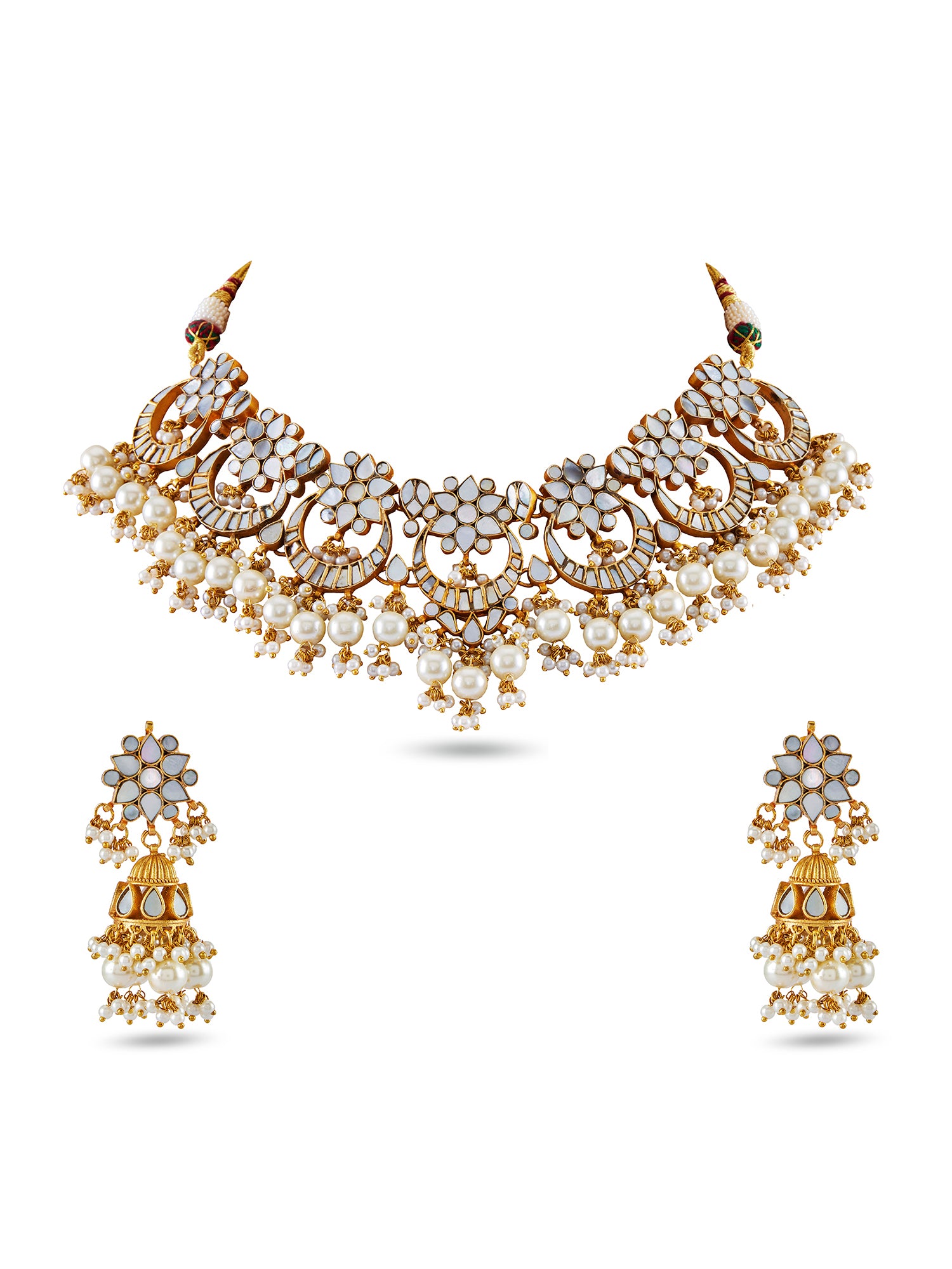 ARFAH MOTHER OF PEARL NECKLACE SET