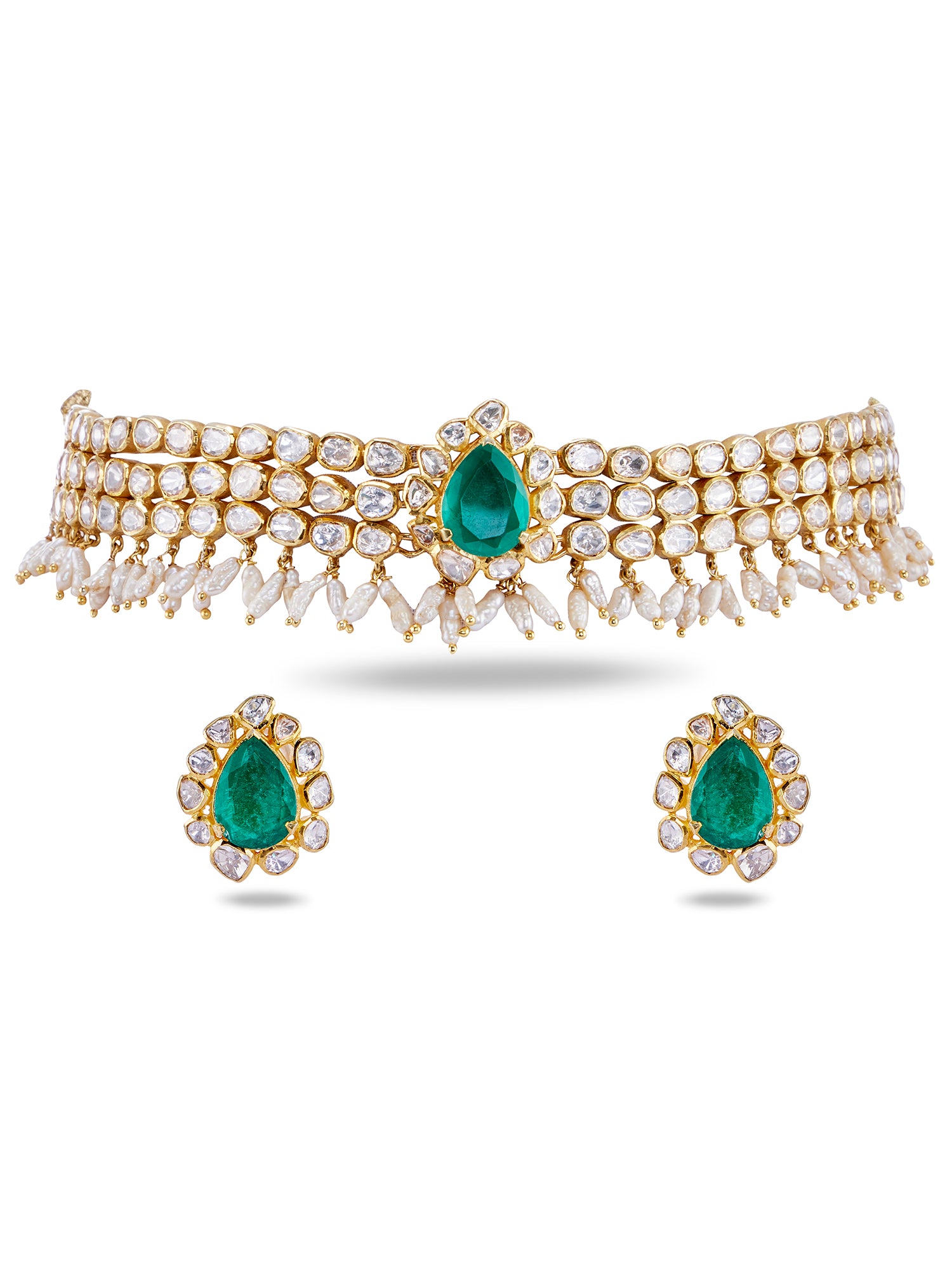 AIDA SEMI PRECIOUS CHOKER SET