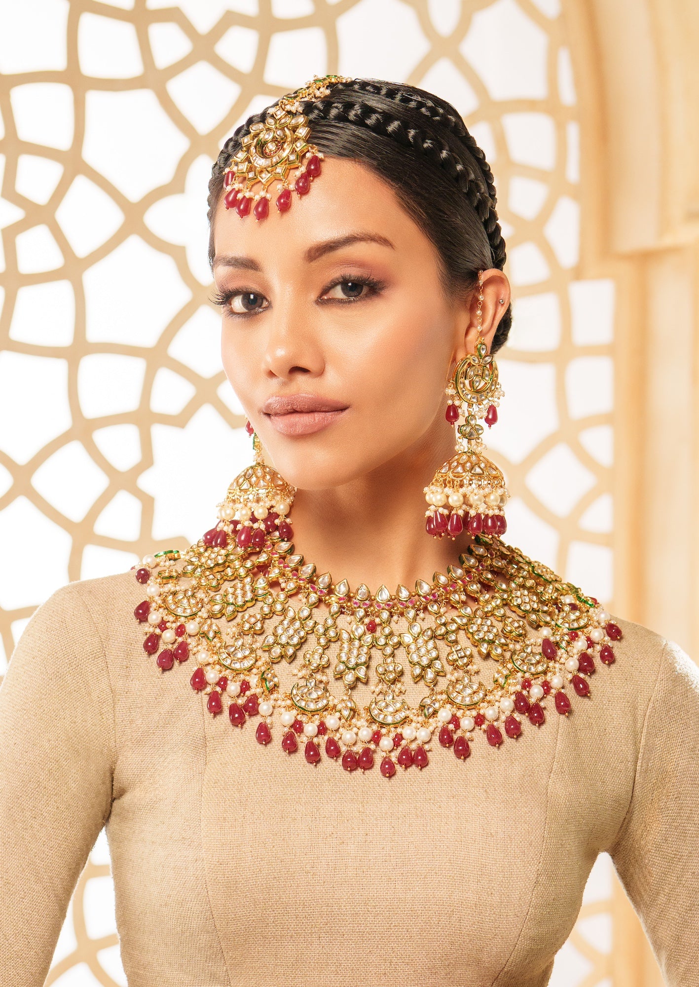 MEHRU BRIDAL NECKLACE SET