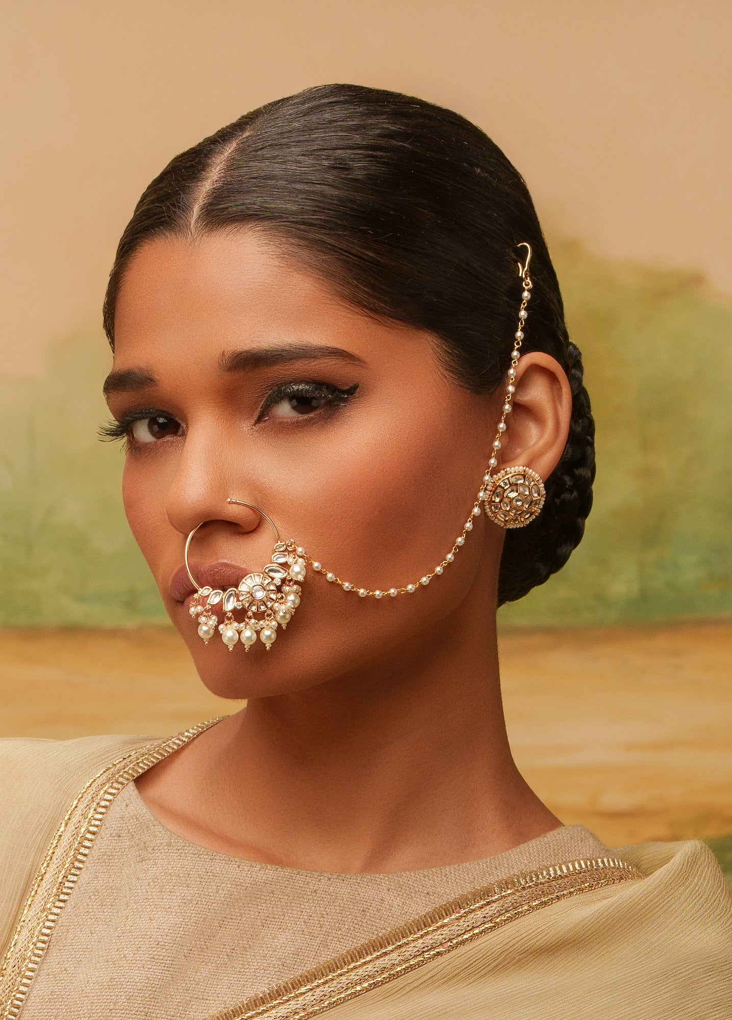 SHIZA NOSE RING - WHITE