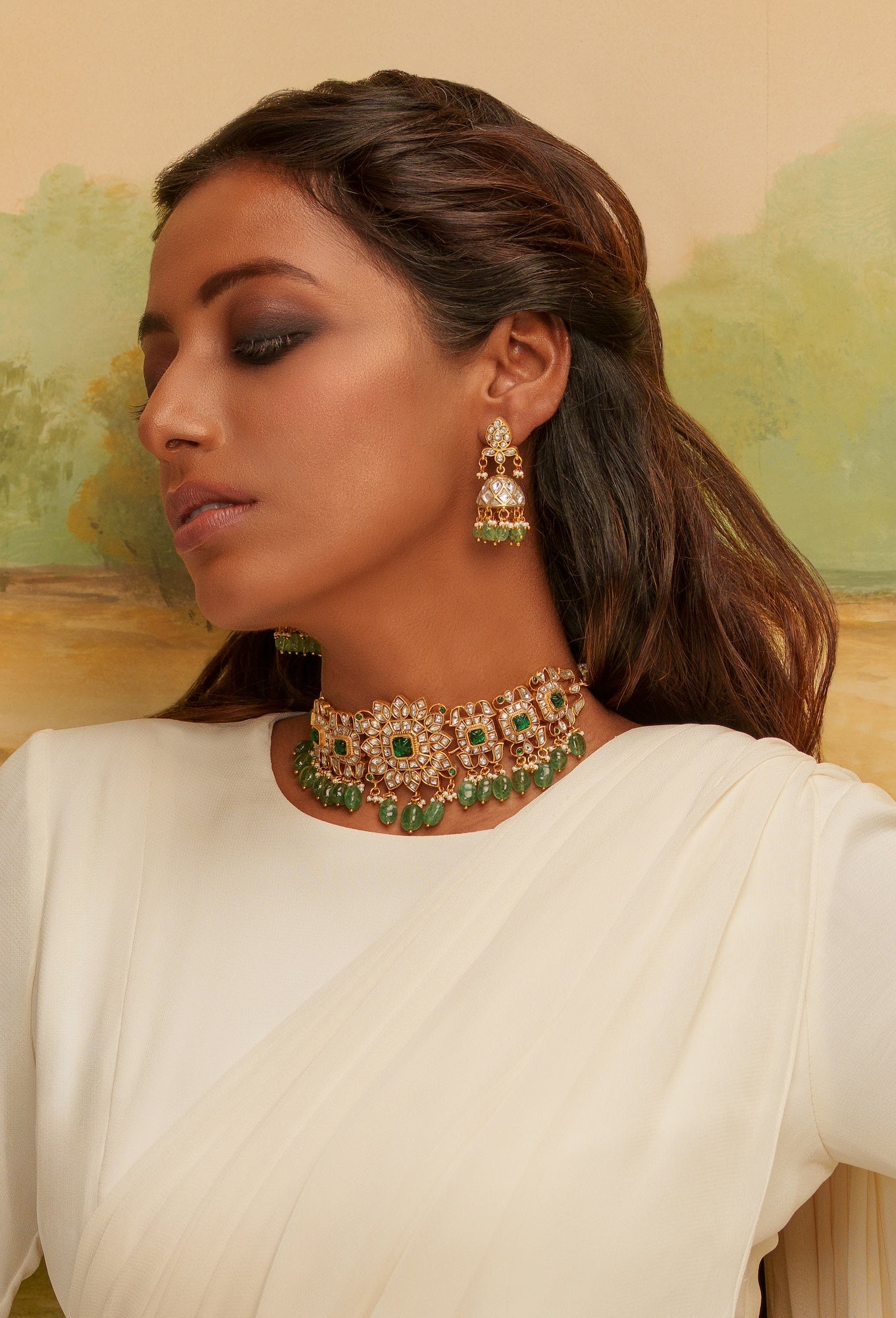 AIGUL DROP EARRINGS - SMALL
